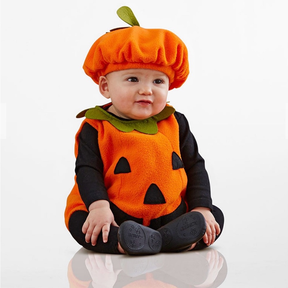 Pottery Barn Kids Pumpkin Costume - Orange and Black